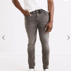 NWT Madewell Athletic Slim Jeans, Men's Size 28x32, Black (Woodford Wash) NEW